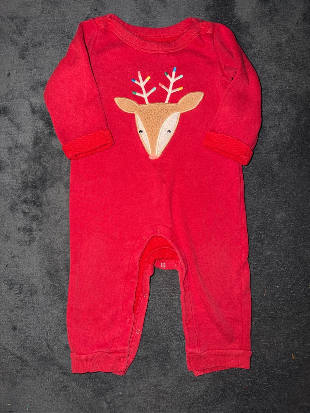 BabyGAP Red Holiday Sweatsuit Jumper